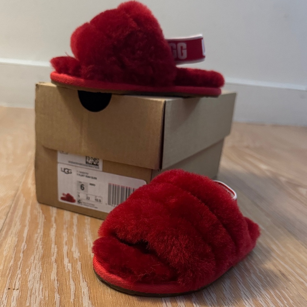 UGG Scarlet Plush Slide Slippers